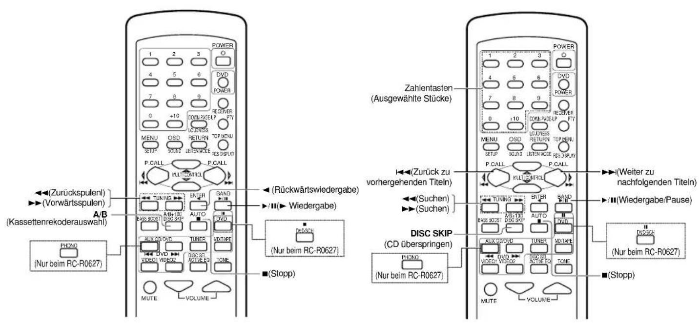 KENWOOD KRFV5570D - Kassettendeck-, CD-Player- und MD-Recorderfunktionen - 1