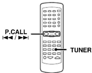 KENWOOD KRFV5570D - Receiving preset stations in order (P.CALL) - 1