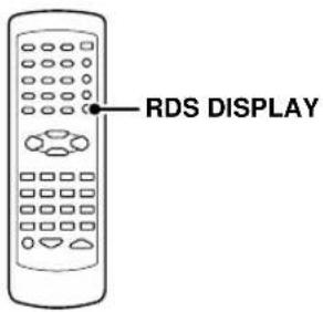 KENWOOD KRFV5570D - Die Taste RDS DISPLAY - 1
