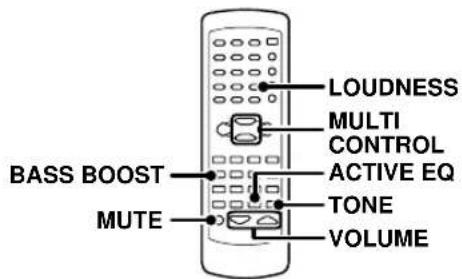 KENWOOD KRFV5570D - Adjusting the sound - 2