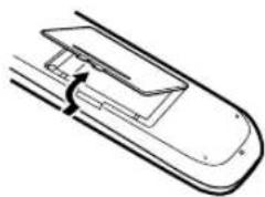 KENWOOD KRFV5570D - Loading the batteries - 1