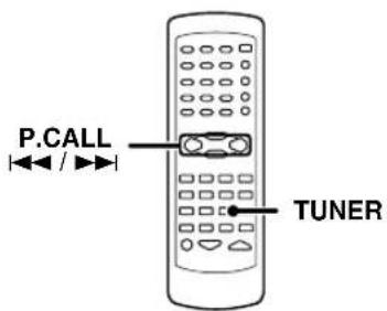 KENWOOD KRFV5570D - Réception successive des stations mémorisées (P.CALL) - 1