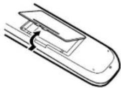 KENWOOD KRFV5570D - Einlegen der Batterien - 1