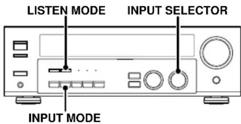KENWOOD KRFV5570D - Ajustes de modo de entrada - 1