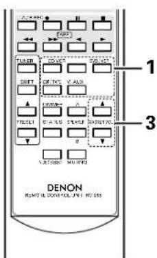 DENON DRA295 - Playing the input source - 2