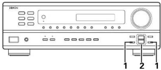 DENON DRA295 - Adjusting the BALANCE control - 1