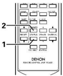 DENON DRA295 - Vérification de la source programme actuellement en cours de reproduction, etc. - 2