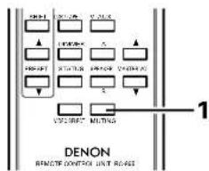 DENON DRA295 - Using the muting function - 2