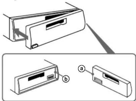 SONY XRC33RDS - Fixation de la façade - 1