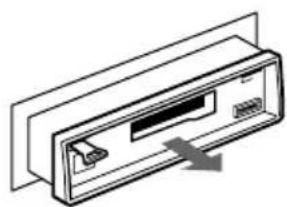 SONY XRC33RDS - Rimozione dell'apparecchio - 4