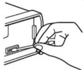 SONY XRC33RDS - Reinigen der Anschlüsse - 1
