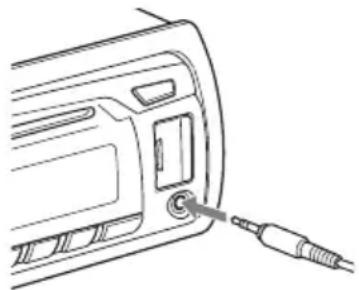 SONY CDXG1002U - Anschlieben eines anderentragbaren Audiogeräts - 1