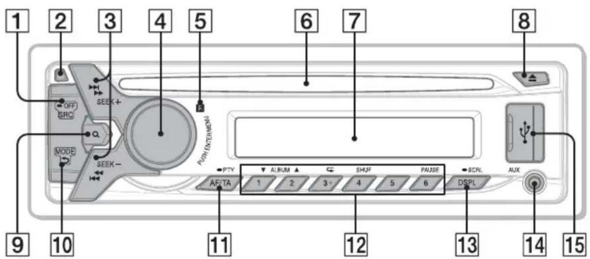 SONY CDXG1002U - Unità principale - 1