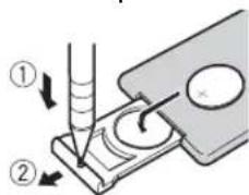 PIONEER MVH180UBG - Preparing the remote control - 2