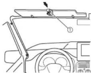 PIONEER MVH180UBG - Installeren op de zonneklep - 2