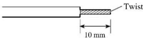 PIONEER GMX552 - Expose the end of the speaker wires using nippers or a cutter by about 10mm and twist. - 1