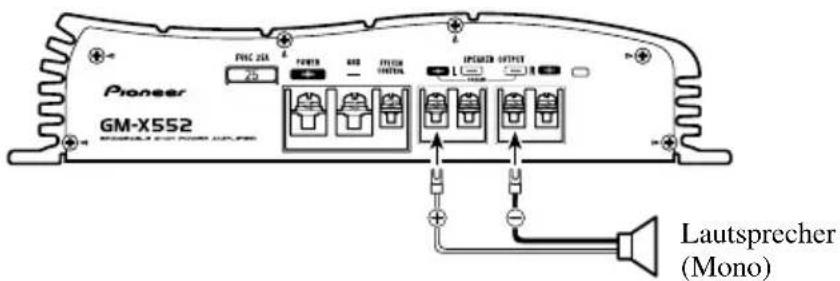 PIONEER GMX552 - Ein-Kanal-Modus (mono) - 1