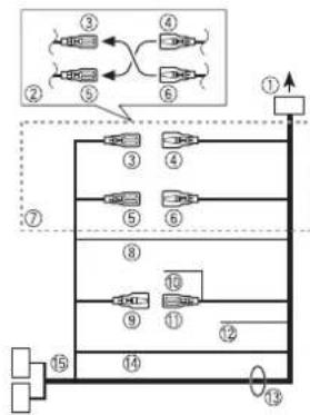 PIONEER DEH2700UI - Stroomkabel - 1