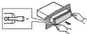 PIONEER DEH2700UI - Removing the unit - 2