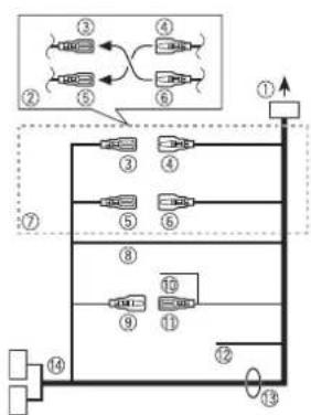 PIONEER DEH1800UBG - Cable de alimentación - 1