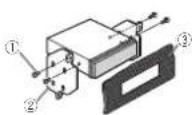 PIONEER DEH1420UB - 2Tightentwoscrewsoeachside. - 1