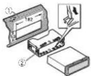 PIONEER DEH1400UBB - MontaggioDINanteriore - 1