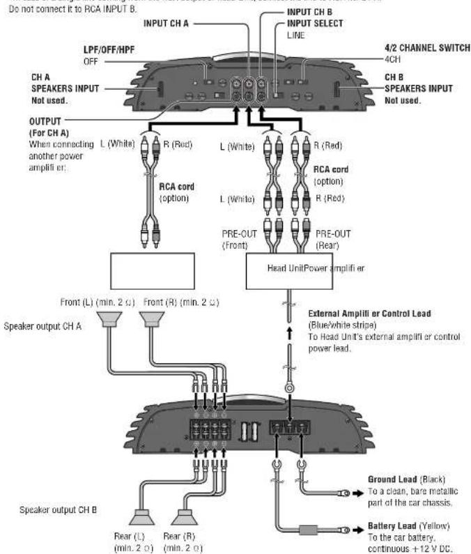 PANASONIC CYPAD1003N - Speaker Connections with RCA cord - 1