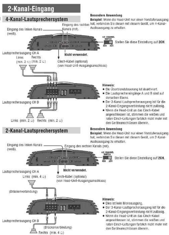 PANASONIC CYPAD1003N - Einstellung des Laufsprechersystems Fortsetzung) - 2