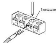 PANASONIC CYPAD1003N - Collegamento dei bloccacavi dell'uscita dell'altoparlante - 4