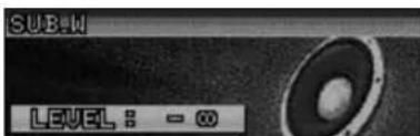 PANASONIC CQC8303U - Subwoofer level adjustment - 1