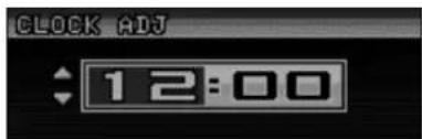 PANASONIC CQC8303U - CLOCK ADJ (Réglage de l'horloge) - 1