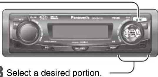 PANASONIC CQC8403U - Operation FlowCD Mode Display - 2