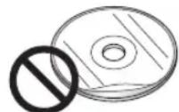 PANASONIC CQC8403U - Ne pas coller d'étiquettes ou apposer des sceaux sur vos disques. - 2