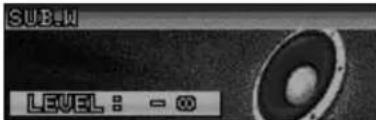 PANASONIC CQC8403U - Réglage de niveau de haut-parleur d'extrêmes-graves - 1