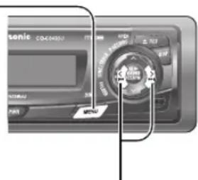 PANASONIC CQC8403U - Paramétrage de fonction - 1