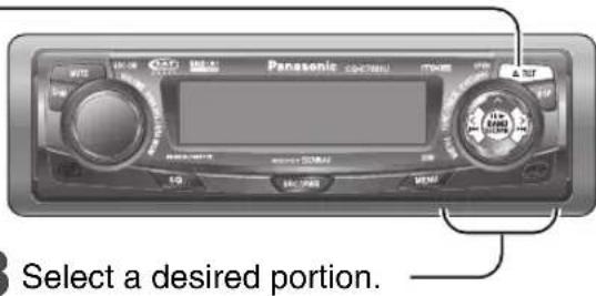 PANASONIC CQC7303U - Operation FlowCD Mode Display - 2