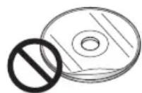 PANASONIC CQC7303U - Ne pas coller d'étiquettes ou apposer des sceaux sur vos disques. - 2