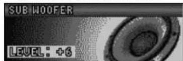 PANASONIC CQC7303U - Subwoofer level adjustment - 1