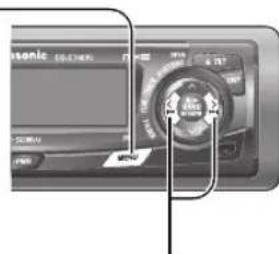 PANASONIC CQC7303U - Paramétrage de fonction - 1