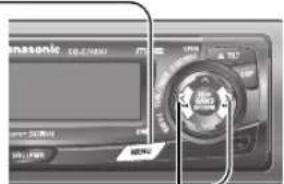 PANASONIC CQC7303U - Paramétrage d'affichage - 1