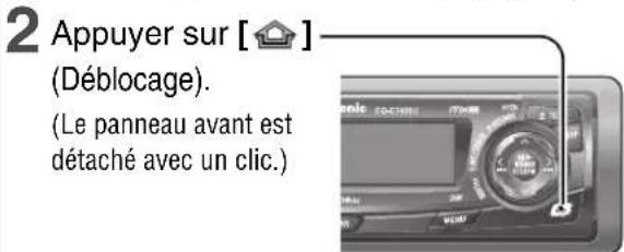 PANASONIC CQC7303U - Retrait - 1
