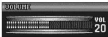 PANASONIC CQC7203U - Réglage du volume principal - 1
