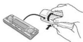 PANASONIC CQC7203U - Extracción/montaje del panel frontal (Sistema antirrobo) - 2