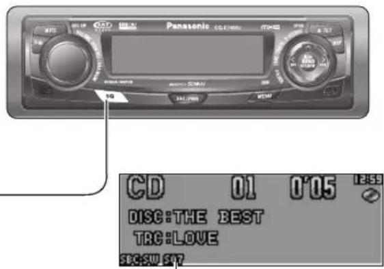 PANASONIC CQC7203U - SQ changeover - 1