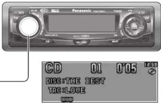 PANASONIC CQC7203U - Uniquement pour le modele CQ-C7403U/C7303U - 1