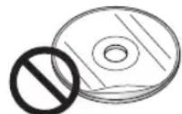 PANASONIC CQC7203U - Ne pas coller d'étiquettes ou apposer des sceaux sur vos disques. - 2