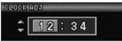 PANASONIC CQC7203U - CLOCK ADJ (Réglage de l'horloge) - 1