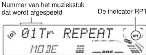 JVC KDLX330R - Tracks herhaaldelijk afspelen (Repeat Play) - 1