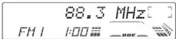 JVC KDLX330R - Tune into a station of 88.3 MHz. - 2