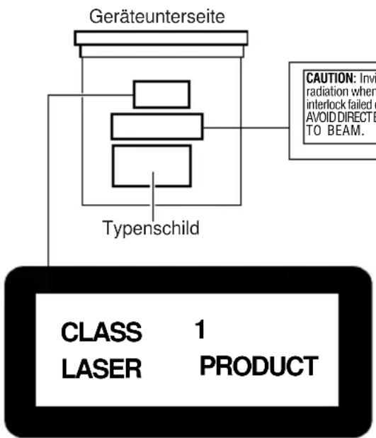 JVC KDLX330R - Abbildung und Position der am Gerät befindlichen Aufkleber - 1